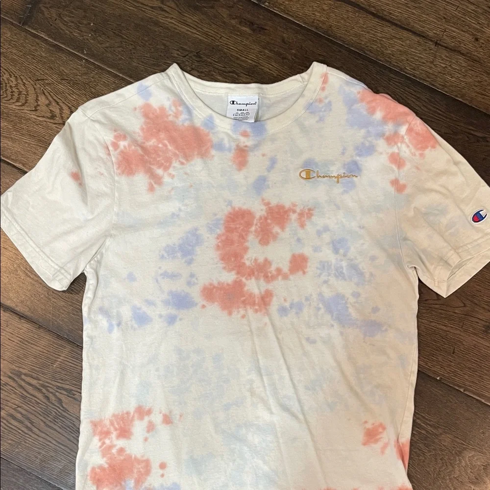 Champion Tie-Dye Short Sleeve Tee Trio - Yellow, Purple, Coral - Picture 2 of 4